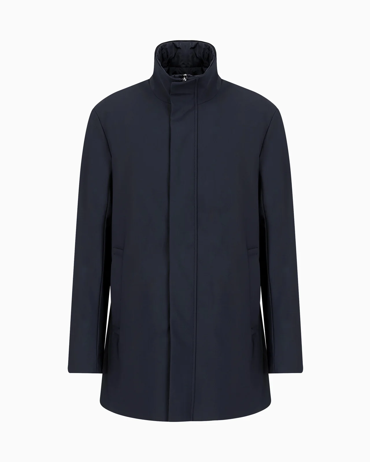 Nylon trench coat with removable gilet - 1