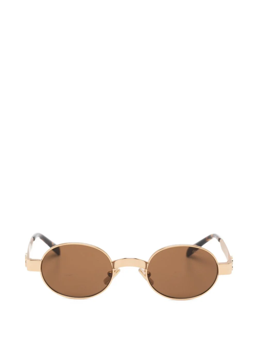 oval-frame sunglasses - 1