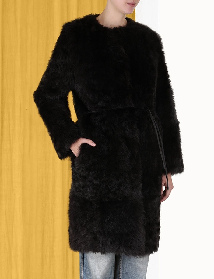 LUMINOSITY SHEARLING COAT - 5
