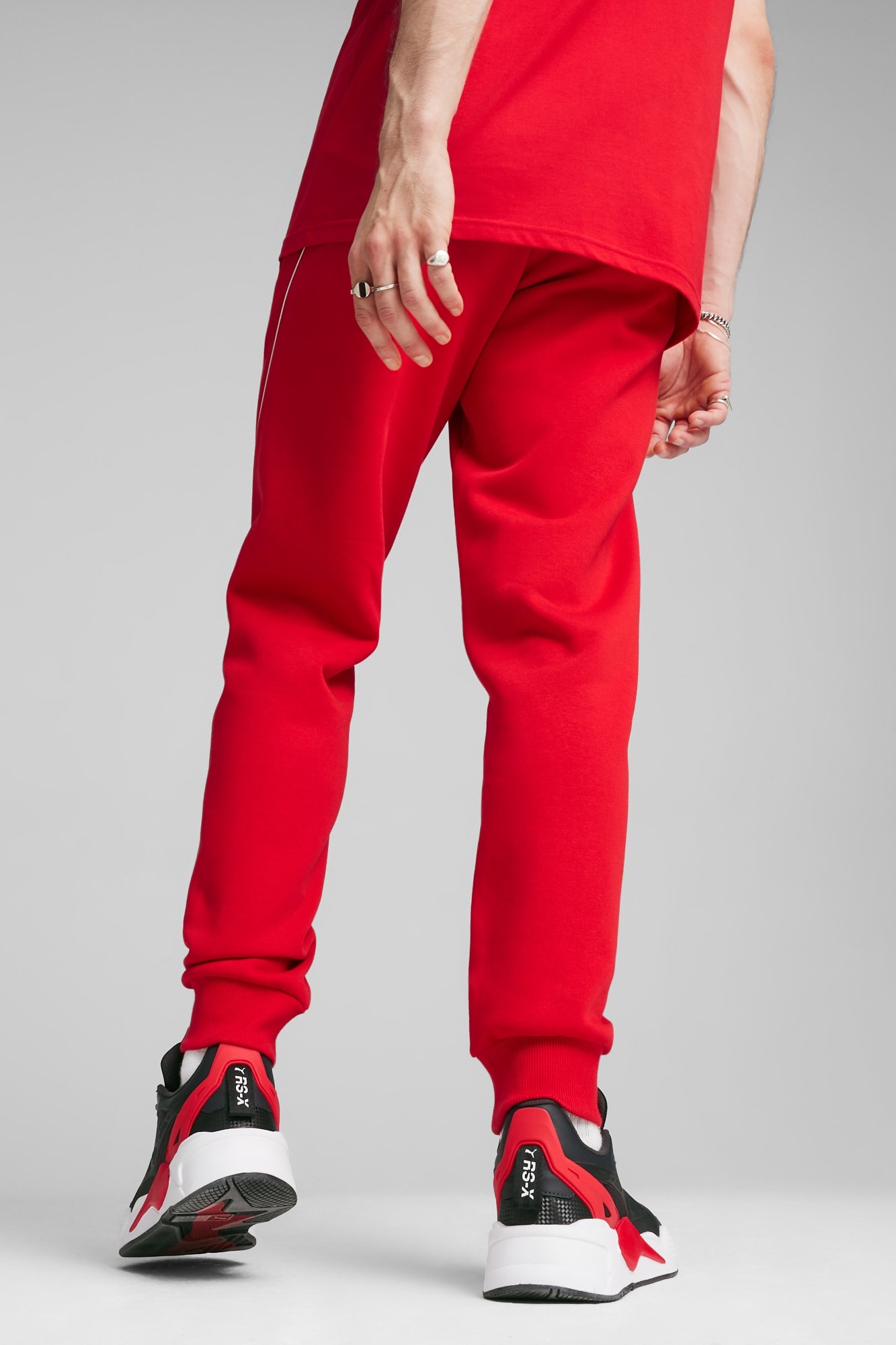 Scuderia Ferrari Men's Motorsport Race Sweat Pants - 7