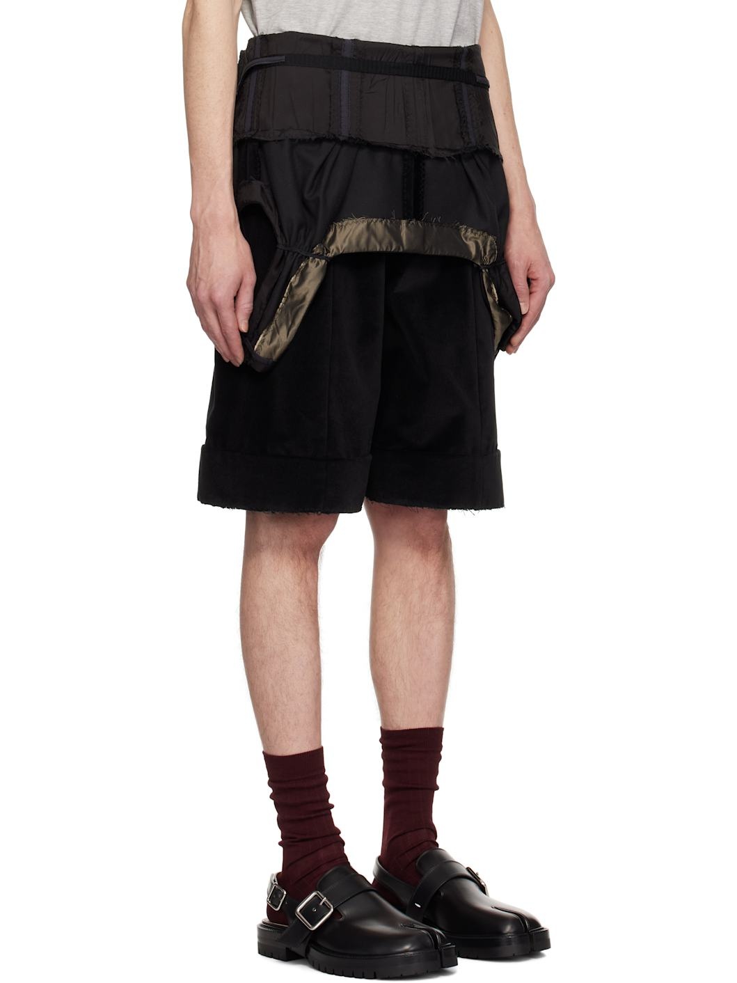 Black Multi-Wear Shorts - 2