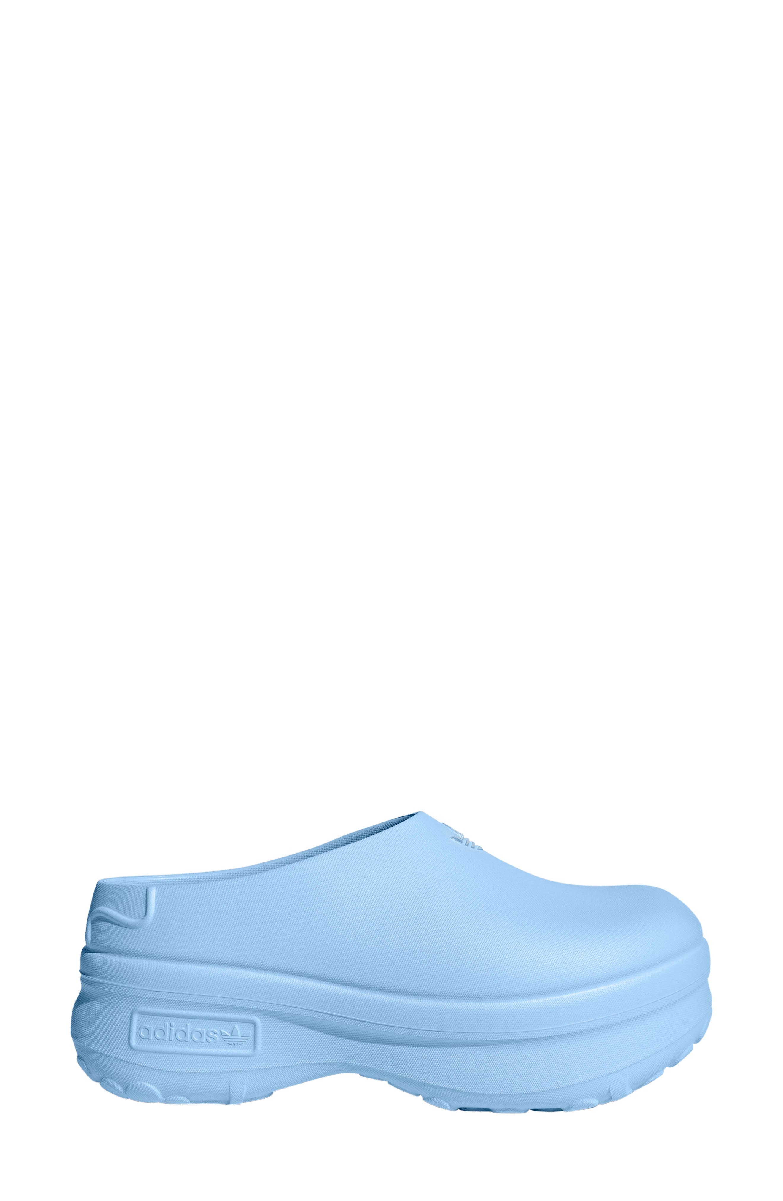adidas Adifom Stan Smith Platform Mule in Clear Sky/Magic Grey Metallic at Nordstrom - 3