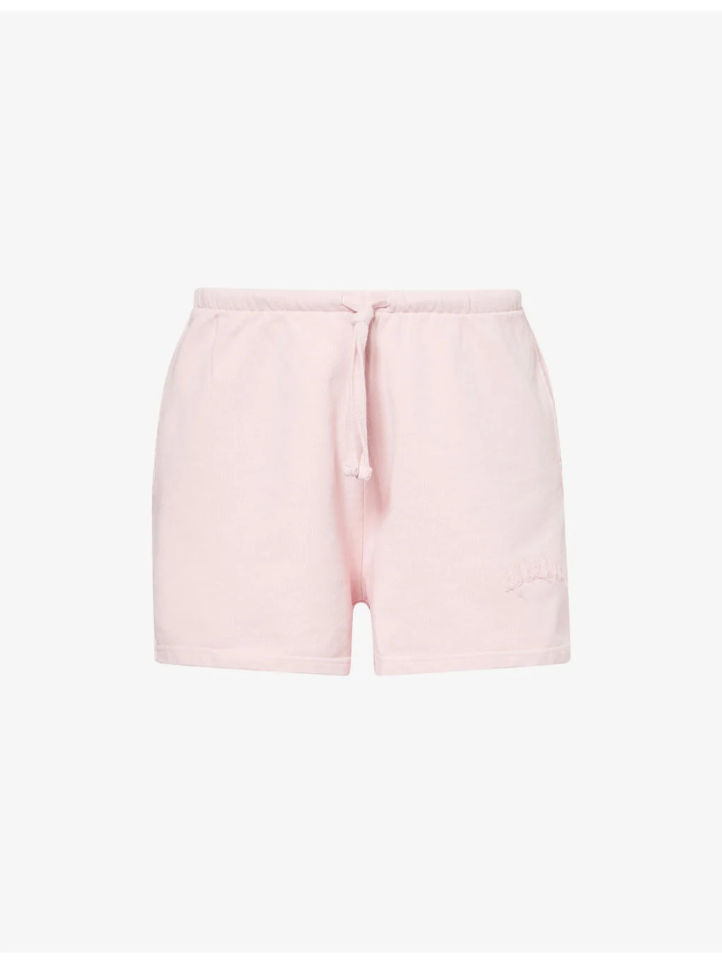 Varsity Applique Washed Cotton Shorts - 1