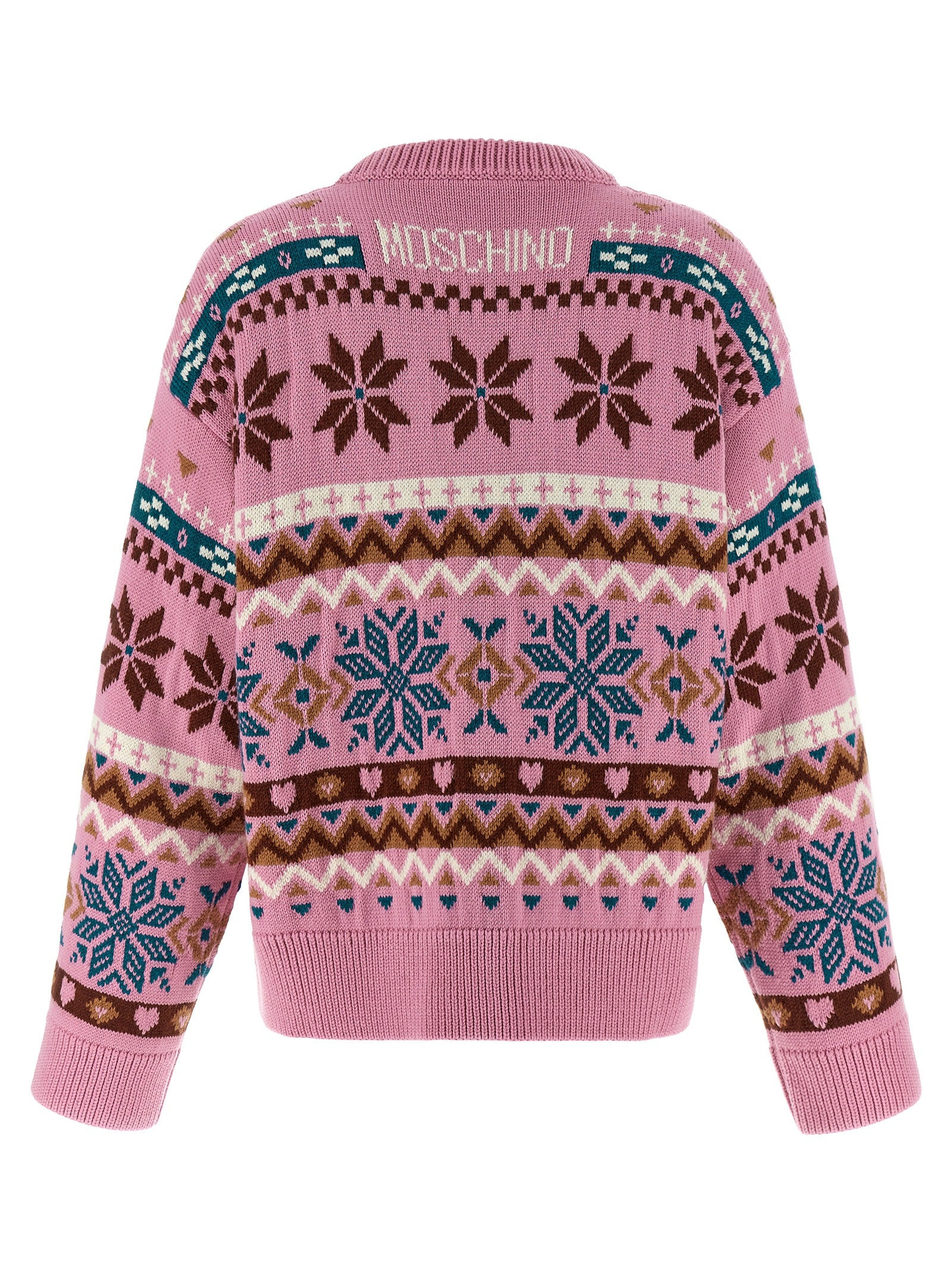 Moschino Women Intarsia Wool Sweater - 2