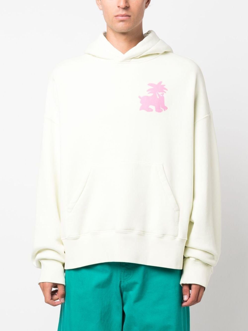 Leon logo-print hoodie - 3