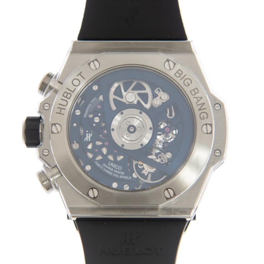 Hublot Big Bang Unico Titanium Chronograph Automatic Blue Dial Men's Watch 441.NX.5179.RX - 4