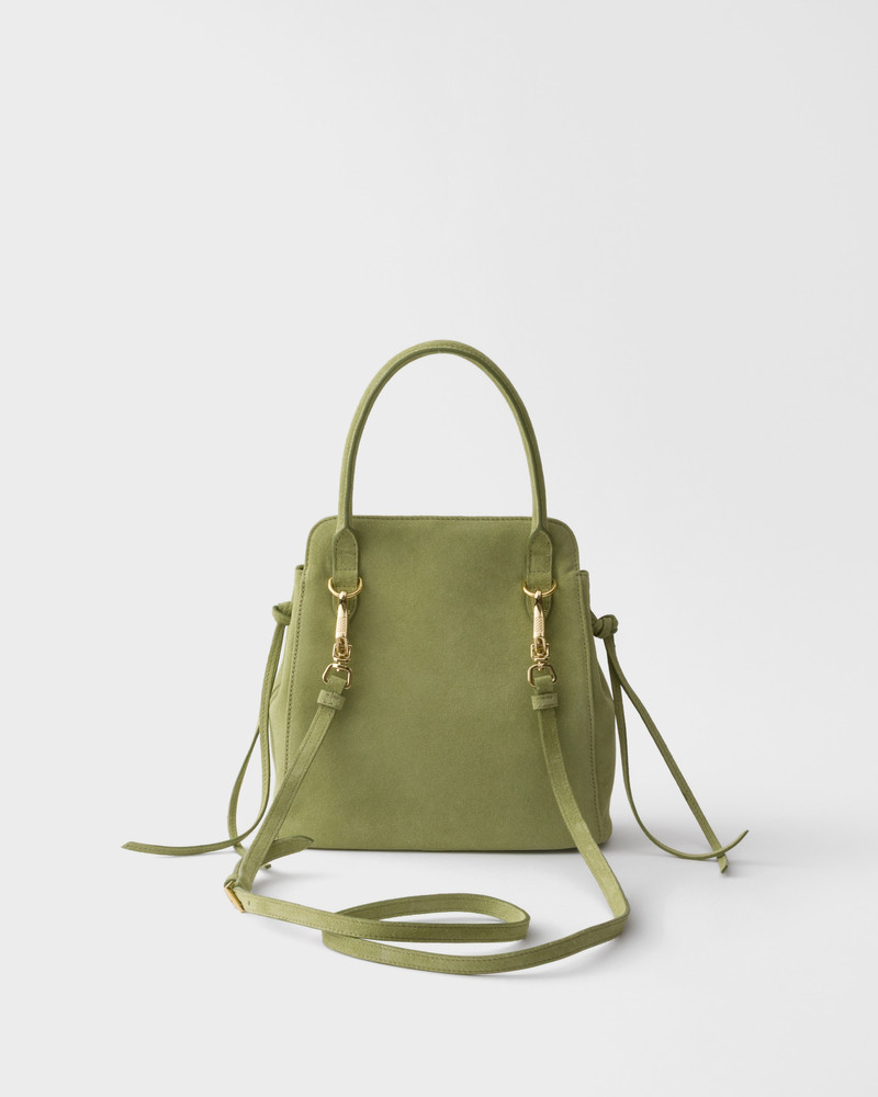 Prada Carry mini suede handbag 3