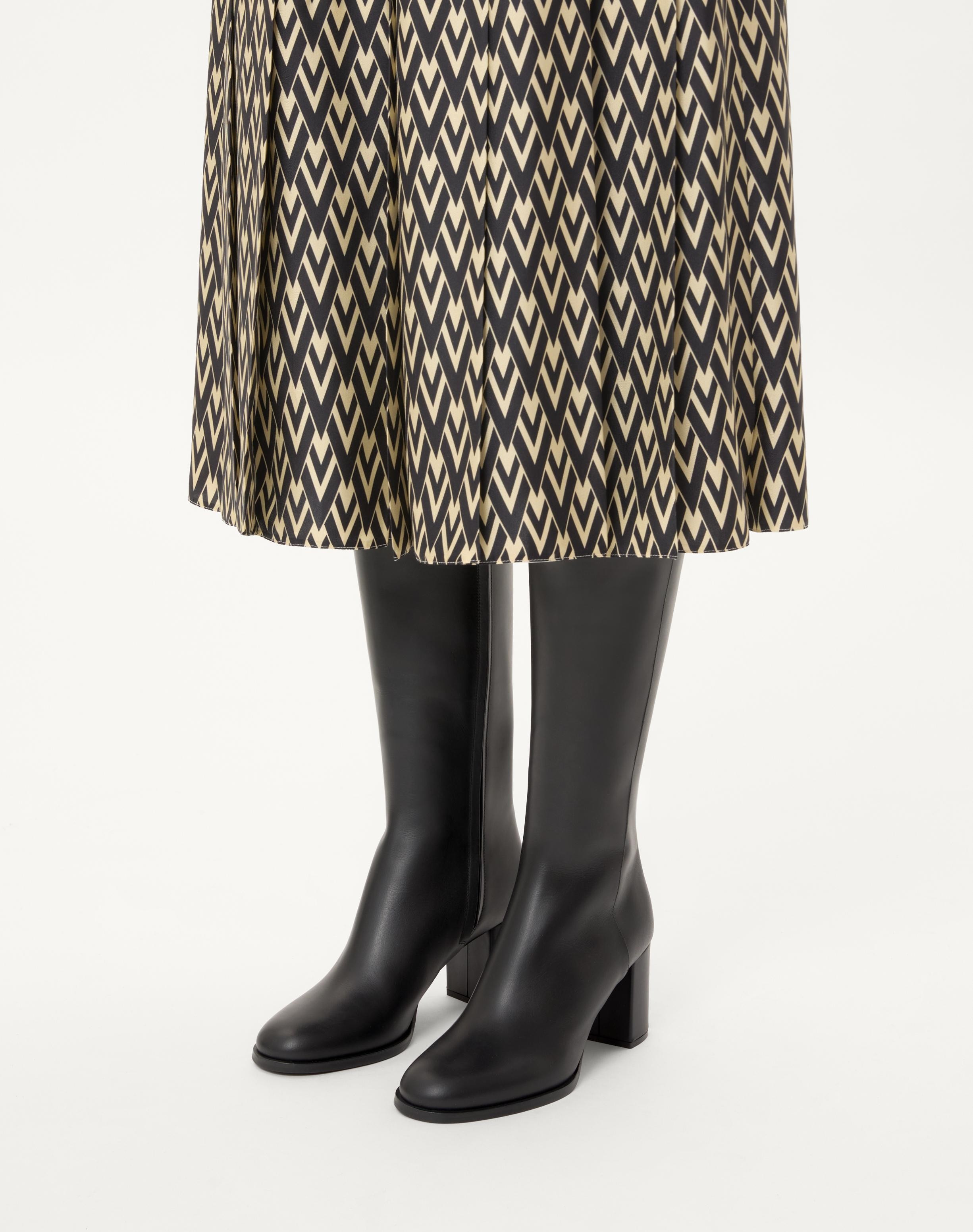 VLOGO SIGNATURE CALFSKIN BOOT 70MM - 2