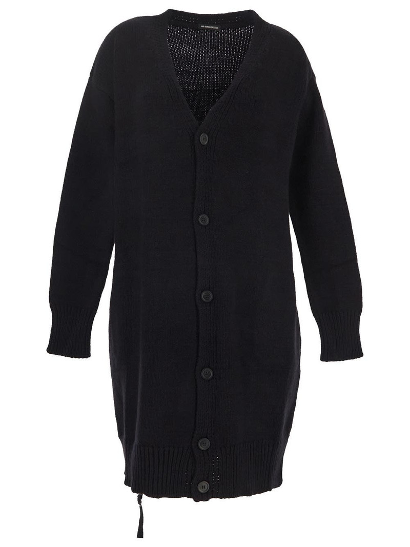 Black Cotton Cardigan 1