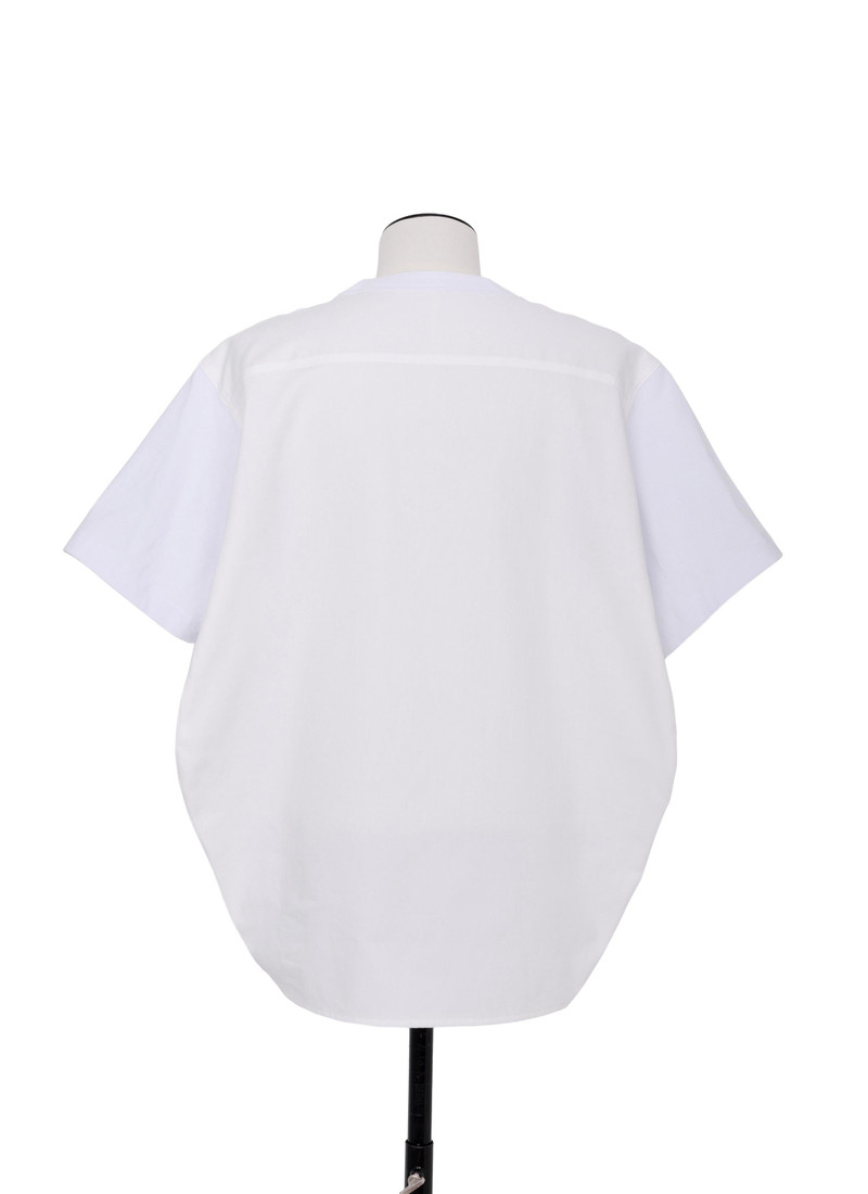 Light Weight Denim x Cotton Jersey T-Shirt 3