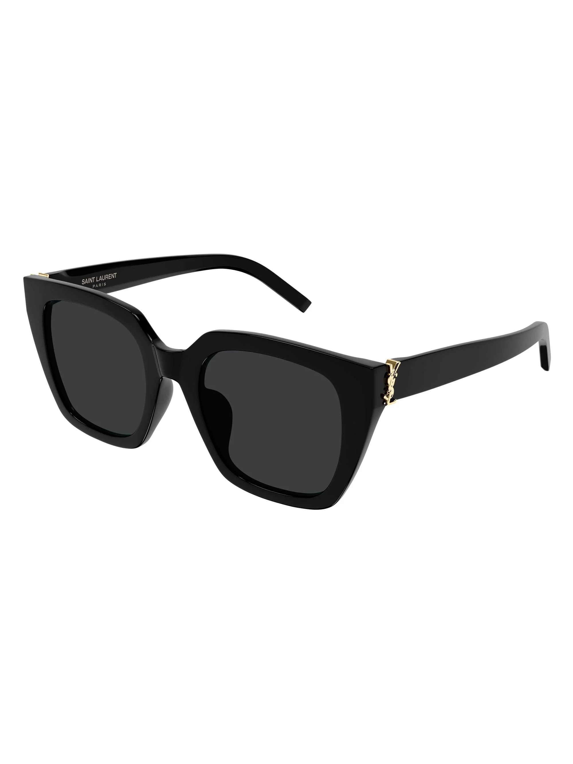 Women's Monogram Hinge M 51MM Cat-Eye Sunglasses - Dark Grey Black - 1