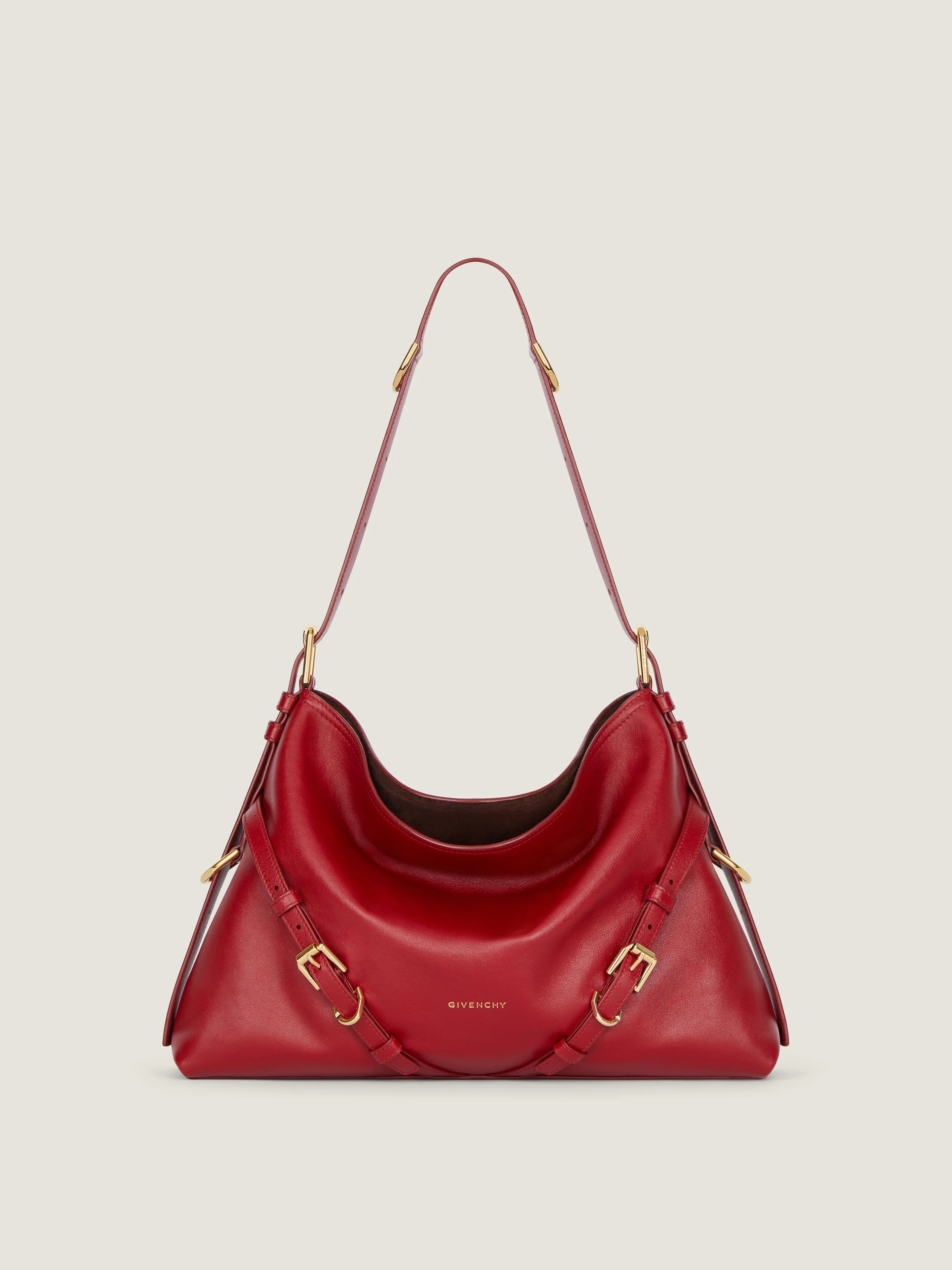 MEDIUM VOYOU BAG IN SHINY LEATHER - 1
