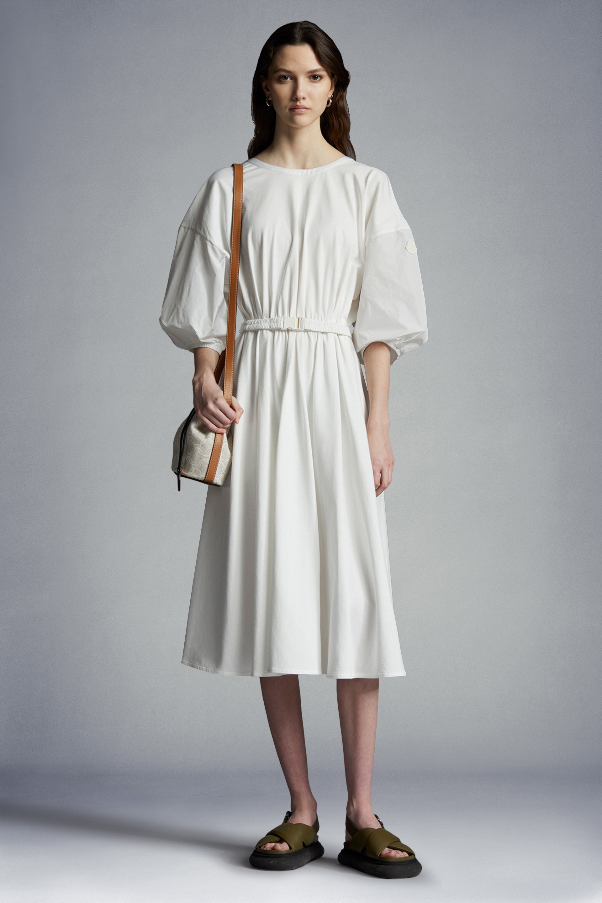 Belted Midi Dress - 2