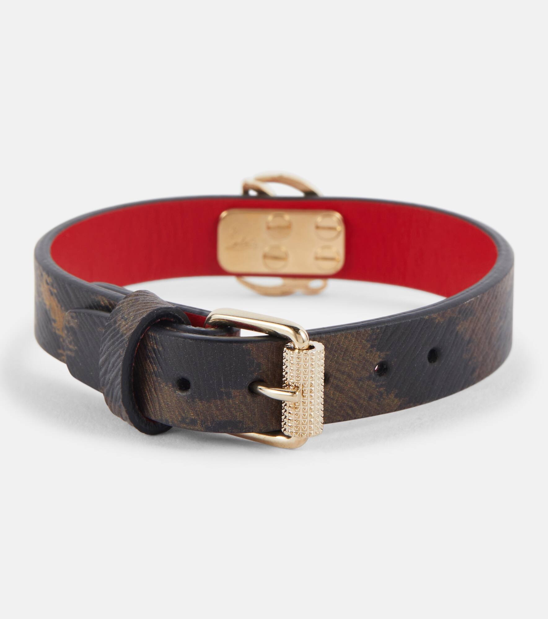 CL animal-print leather bracelet - 2
