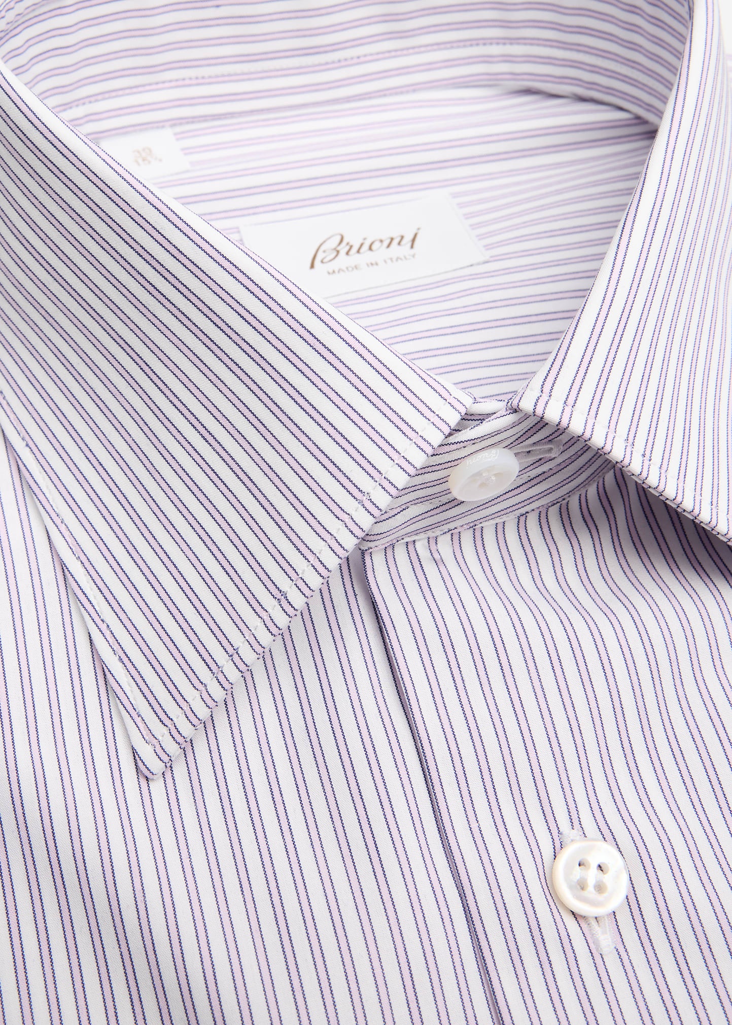 Men's Cotton Pinstripe Dress Shirt - 2