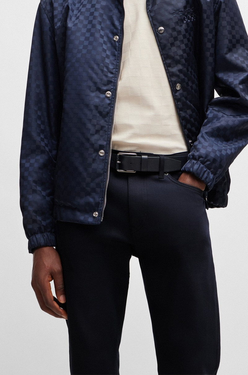 PORSCHE X BOSS TAPERED-FIT JEANS IN BLUE DENIM 5