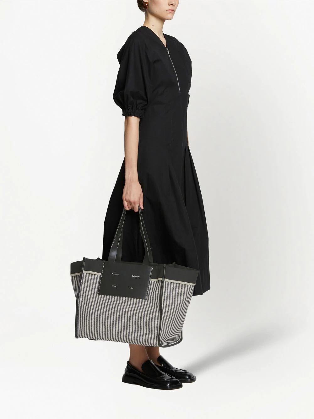 XL Morris Two Tone Stripe Tote - 2