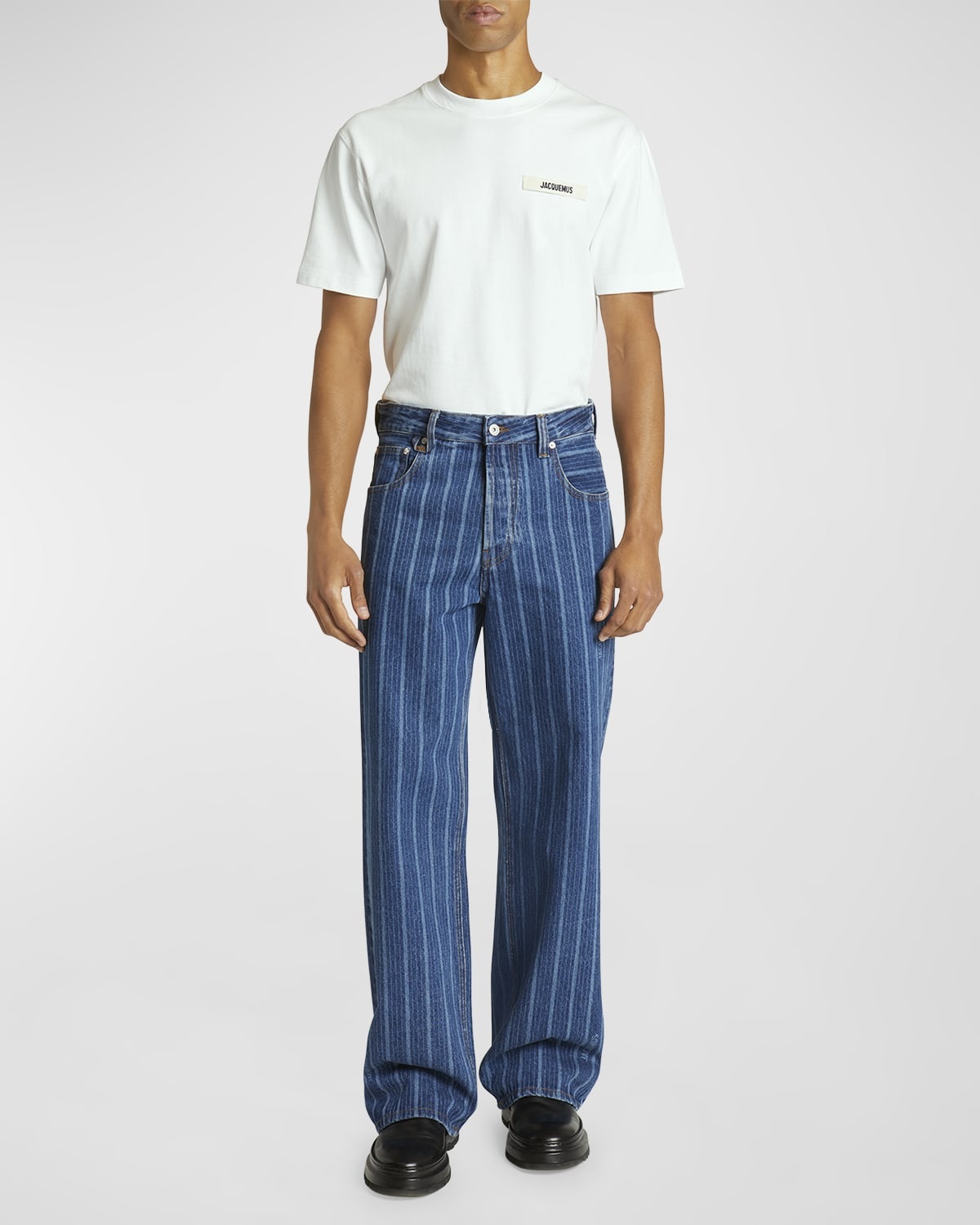 JACQUEMUS ジーンズ Jacquemus Le De Nîmes ストレートジーンズ | ブルー | FARFETCH JP