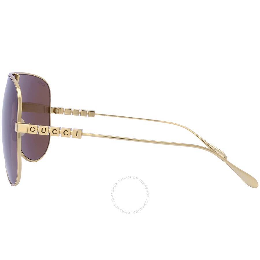 Gucci Brown Shield Ladies Sunglasses GG1436S 002 99 - 4