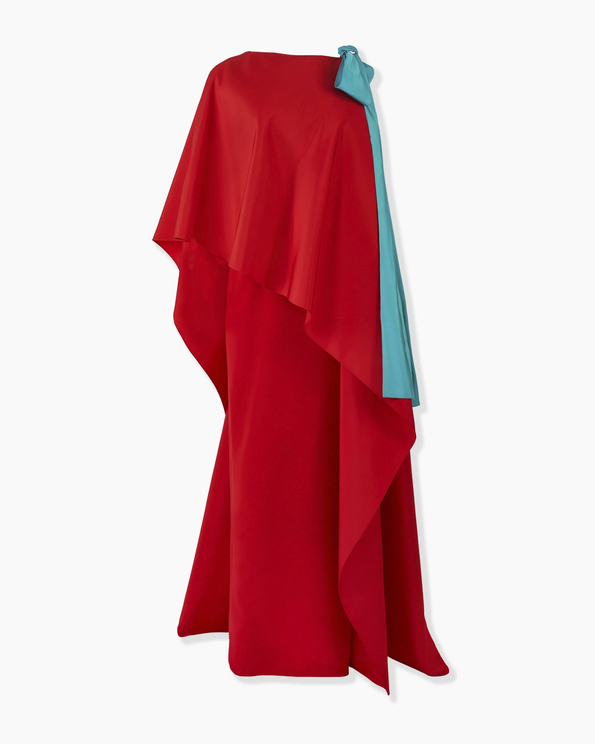 Column Gown with Cape - 1