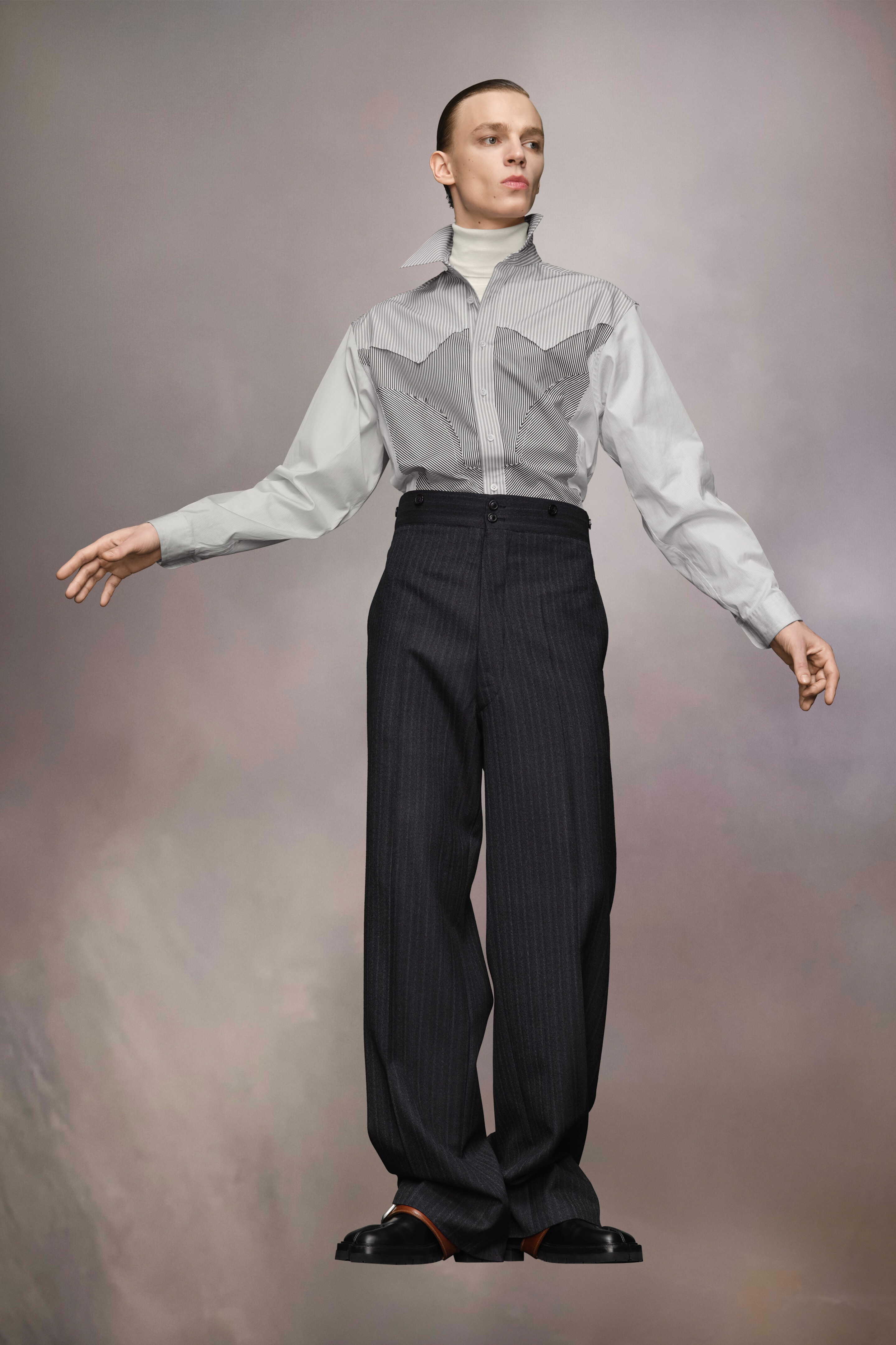 Barathea Wool Trousers - 3