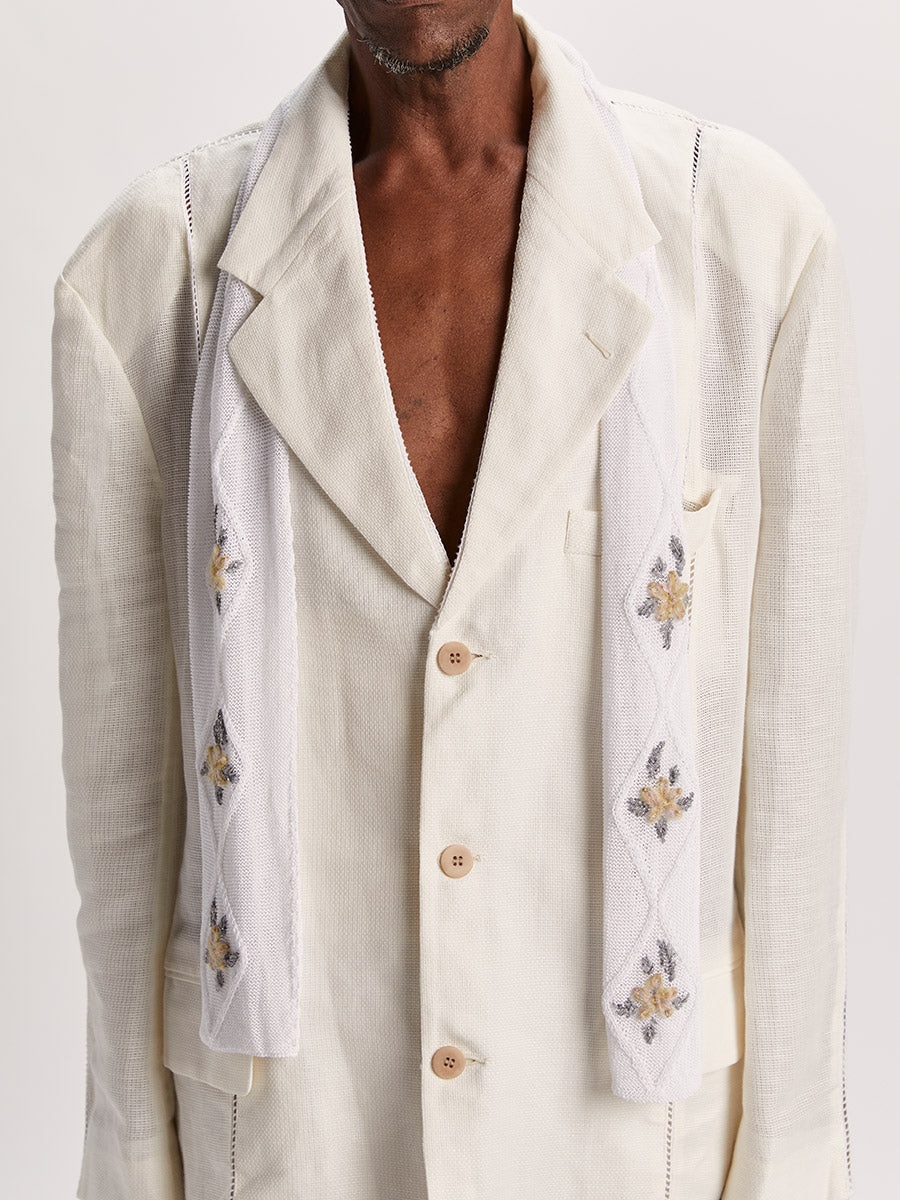 Cormagliano Scarf White - 3