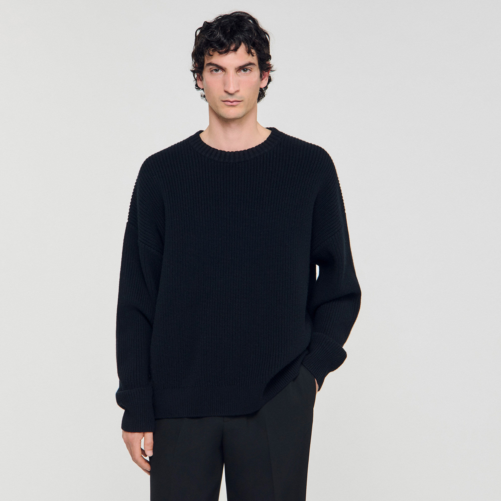 RIB KNIT SWEATER - 4