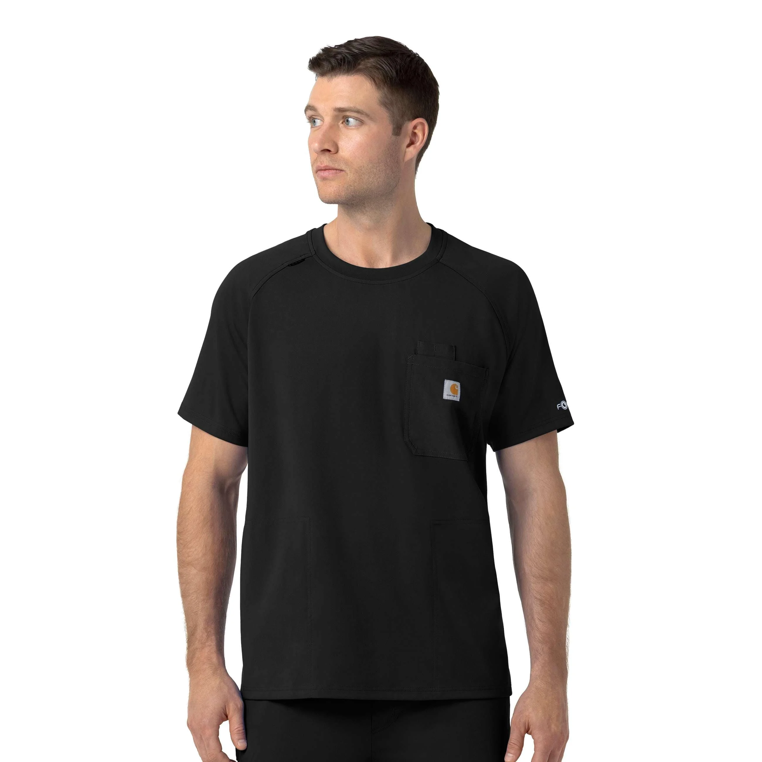 Force Cross-Flex Knit Crew Neck Scrub Top - 1