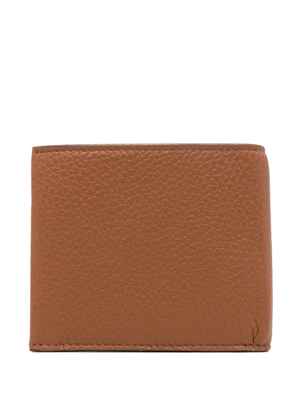 logo-plaque leather wallet - 2