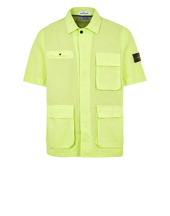 42406 TELA COTONE LINO FIAMMATO-TC_GARMENT DYED LEMON - 1