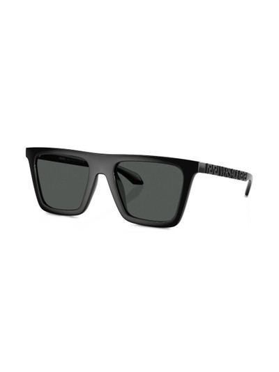 VERSACE Greca square-frame sunglasses outlook