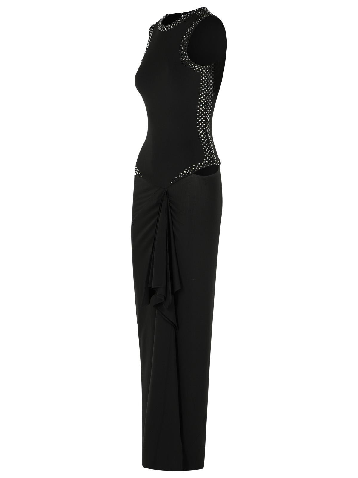 The Attico Dress In Black Acetate Blend Women - 2