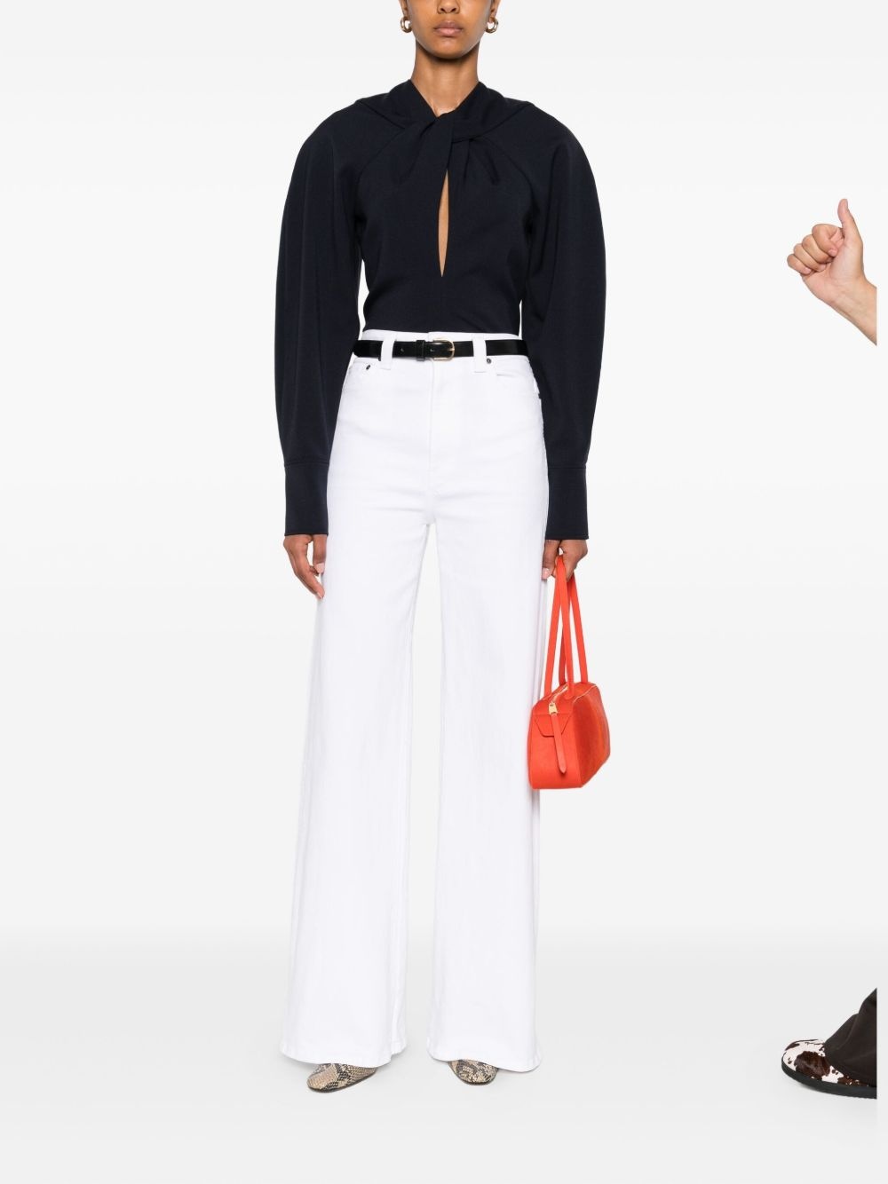 long-sleeved blouse - 2