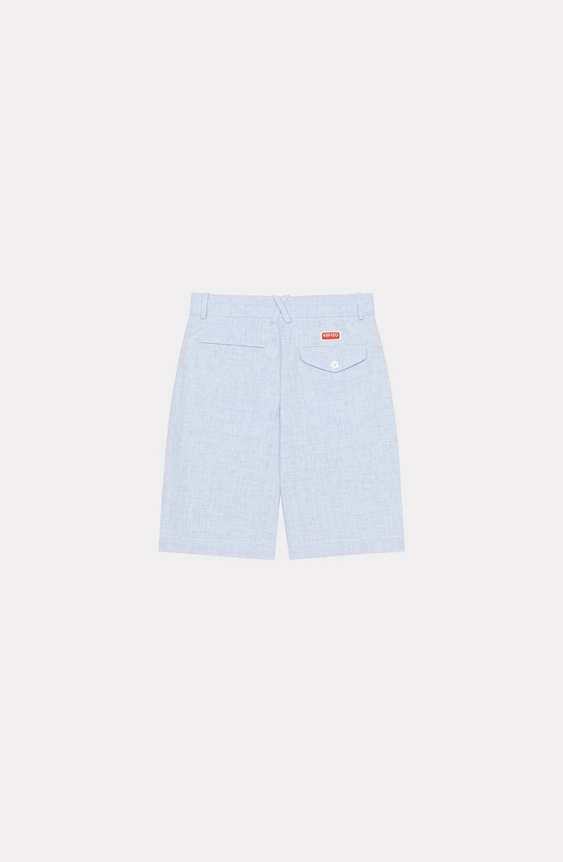 KENZO Tailored linen shorts outlook