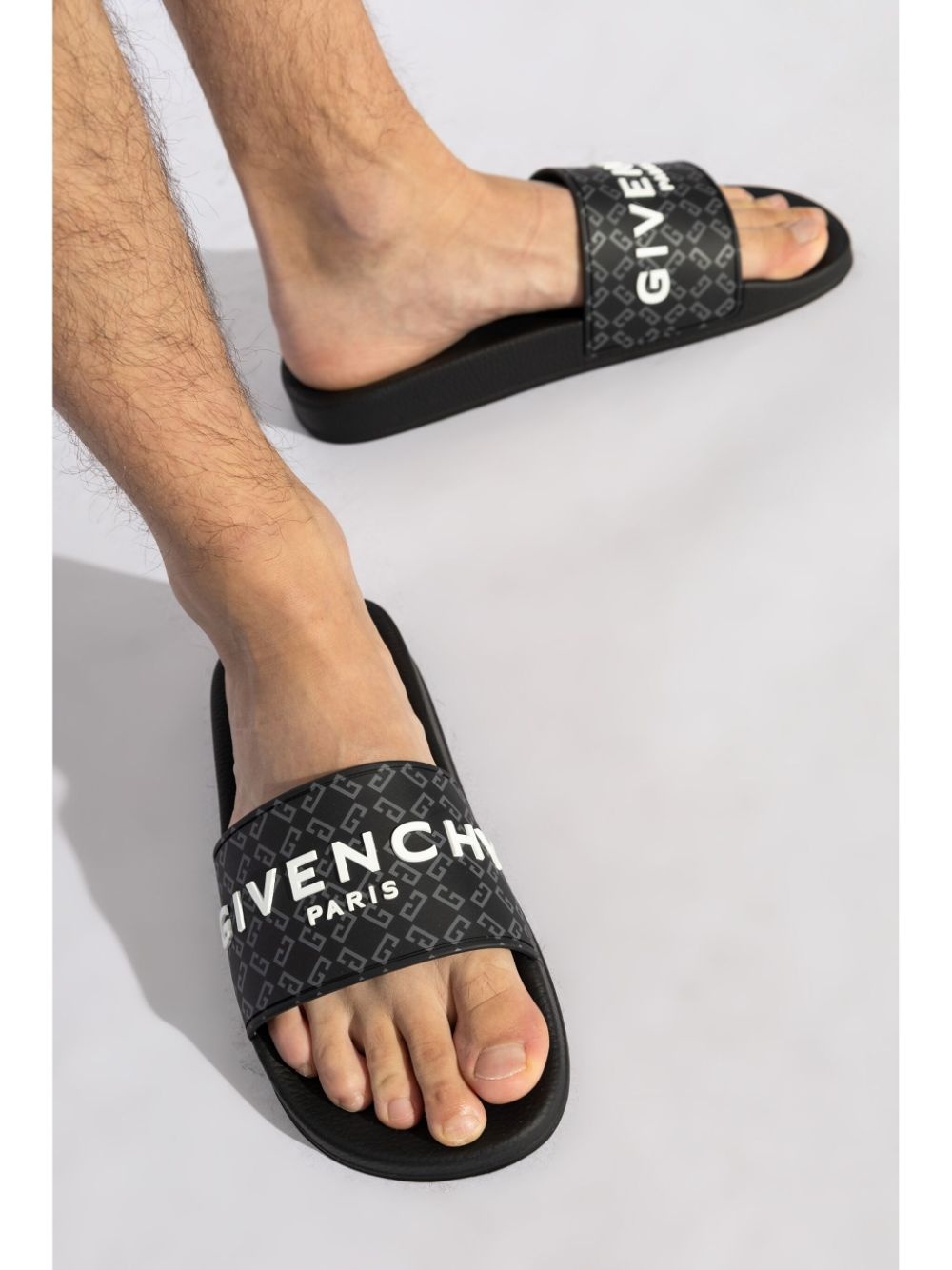 logo-embossed slides - 2