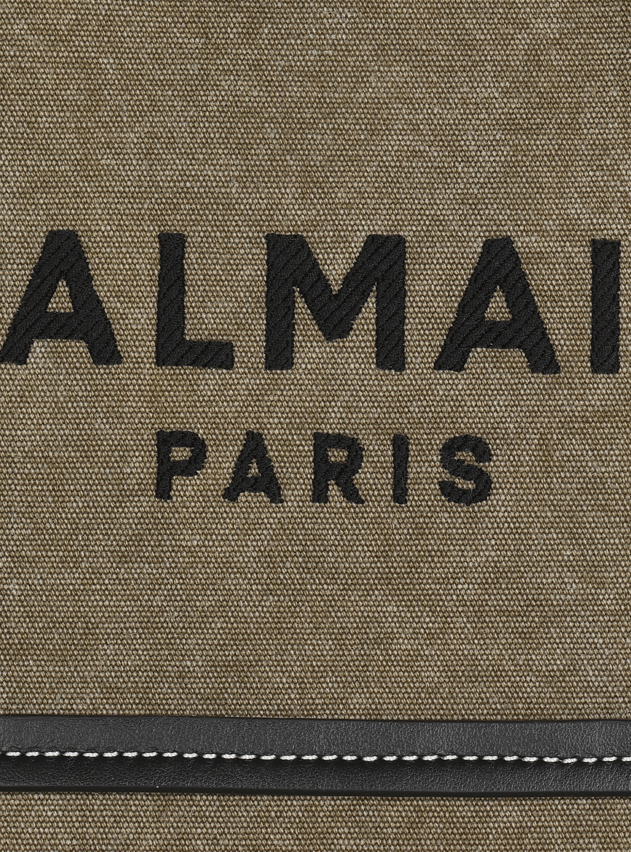B-Army small tote bag in canvas and leather - 7
