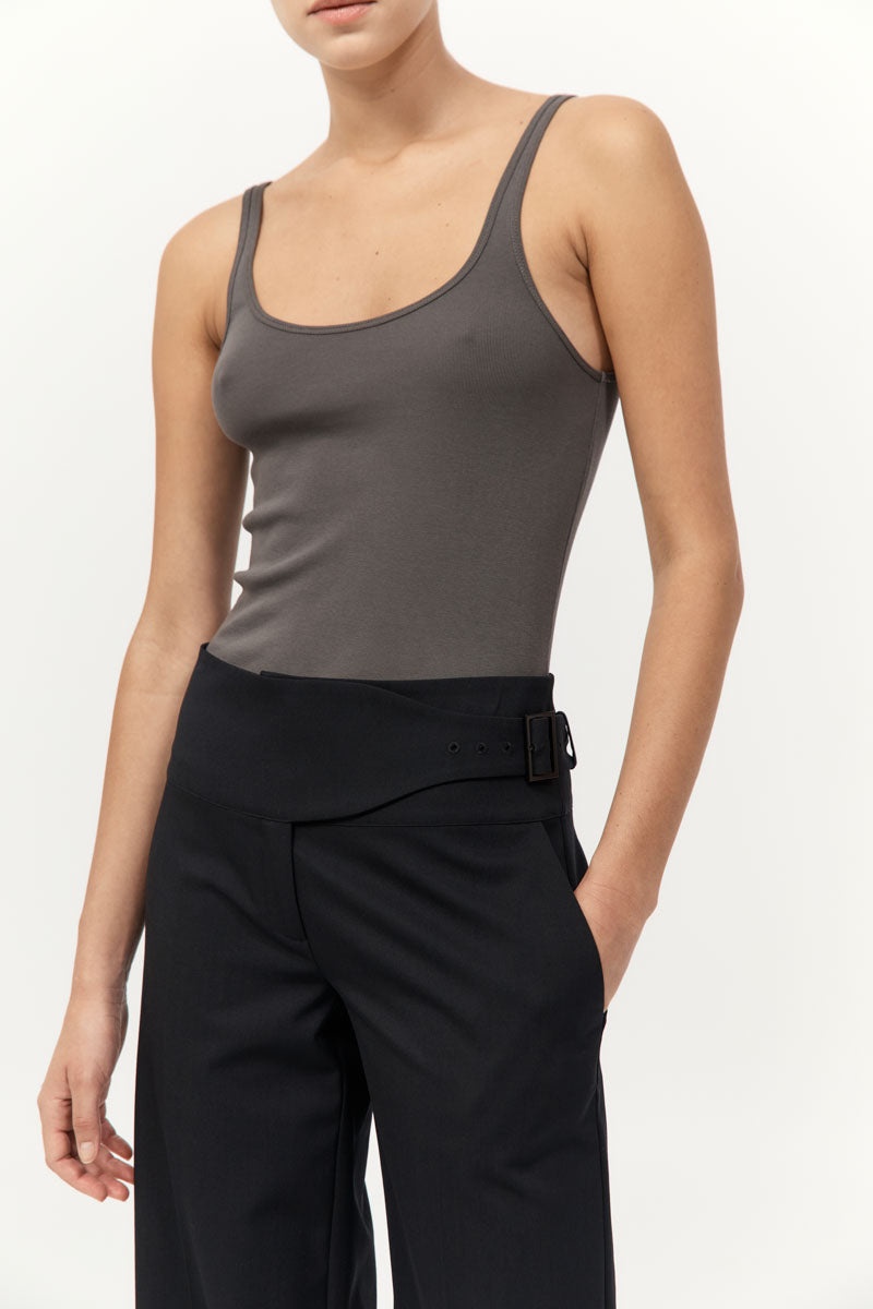 Cummerbund Pants - Black - 3