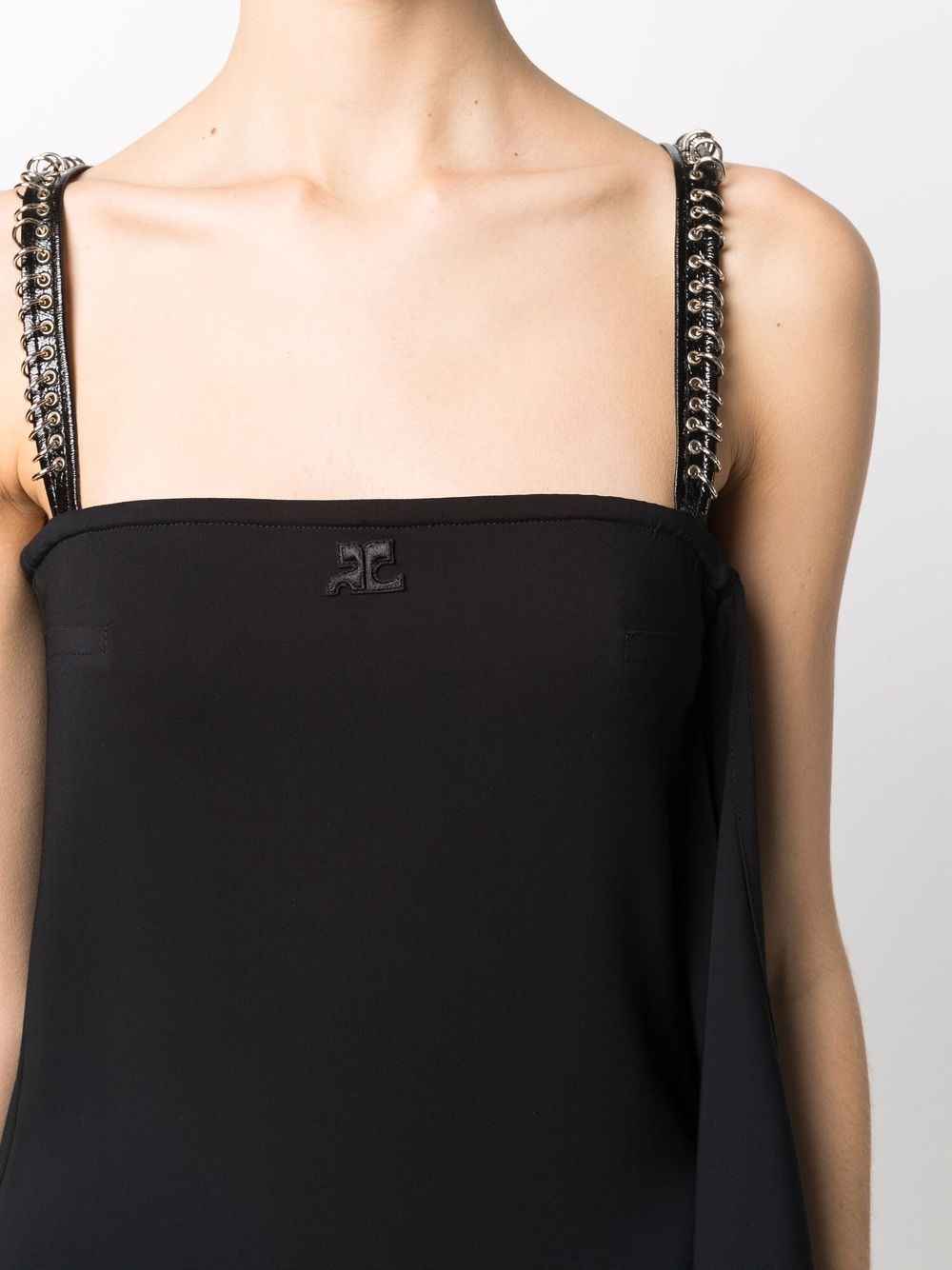 draped panel midi dress - 5