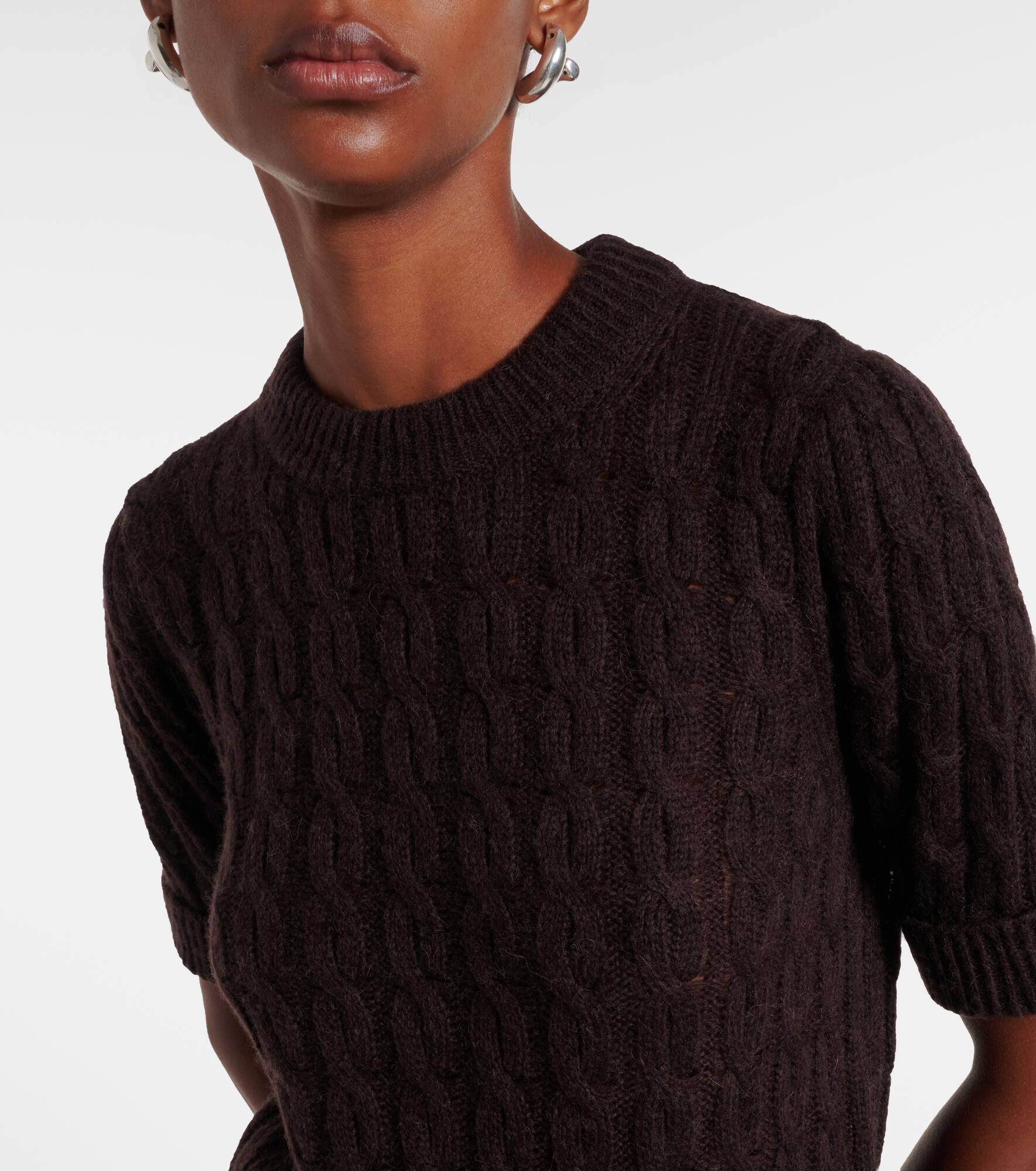 Sheer Softness cable-knit sweater - 4