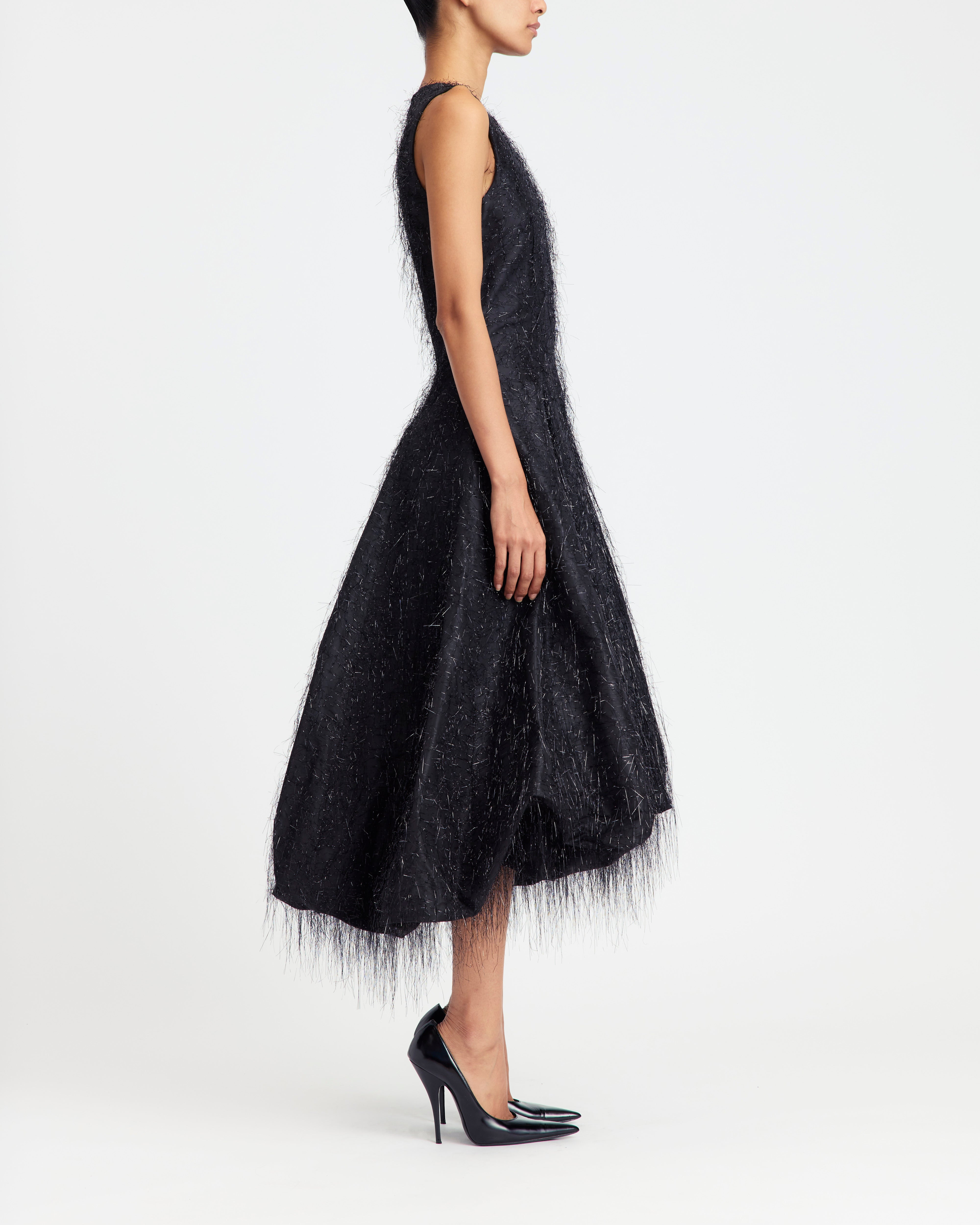 TANSI MIDI DRESS IN TEXTURE - 3
