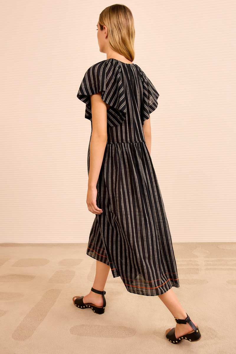 Ariane Striped Dress Coverup 5