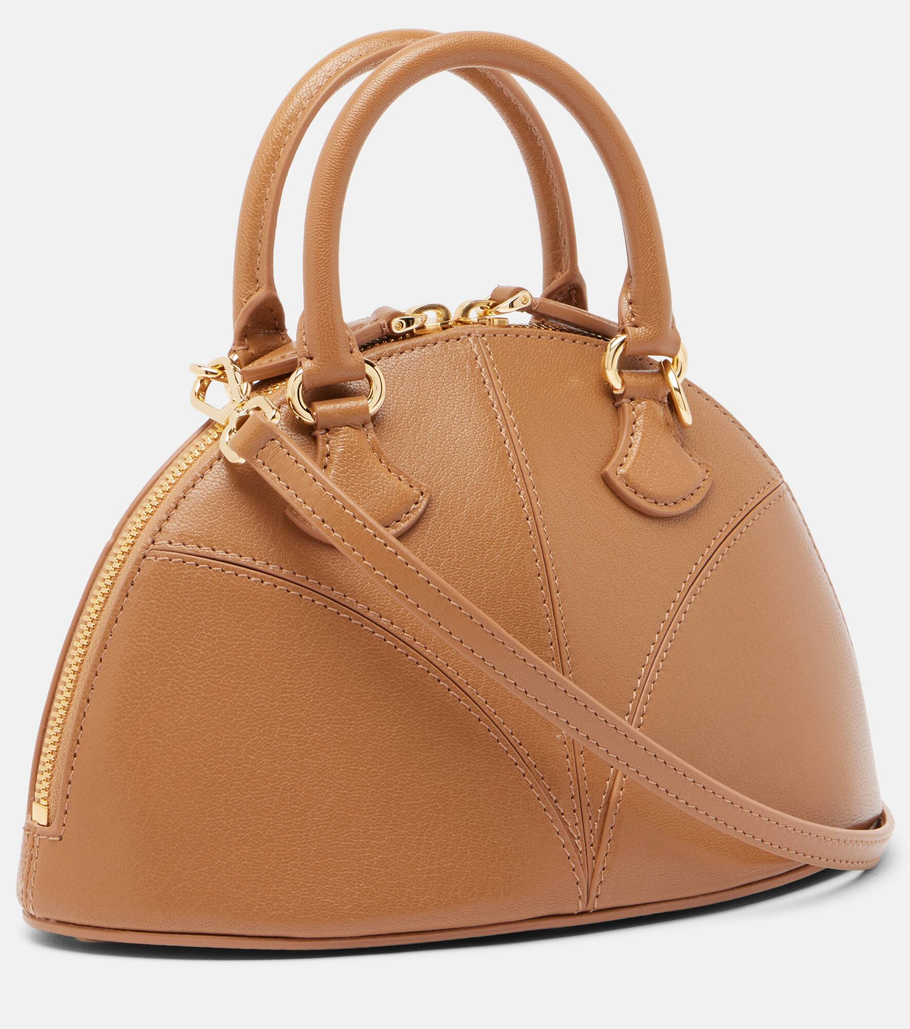 Marquise Small leather tote bag - 4