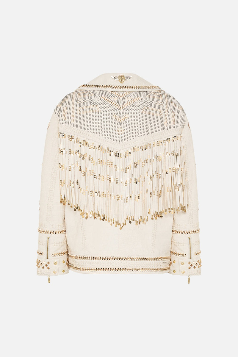 OVERSIZED LEATHER BIKER JACKET 8