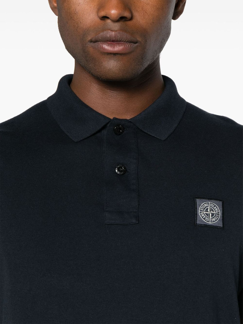 Compass-motif polo shirt 5