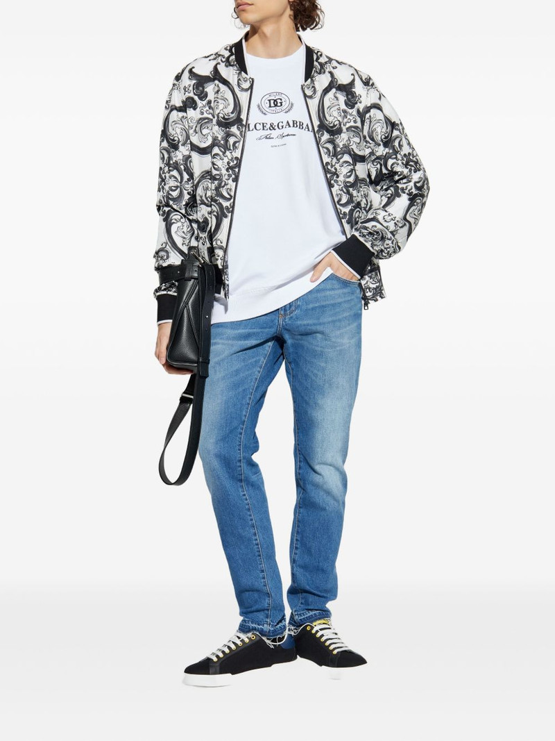 Dolce & Gabbana frayed-hem jeans outlook