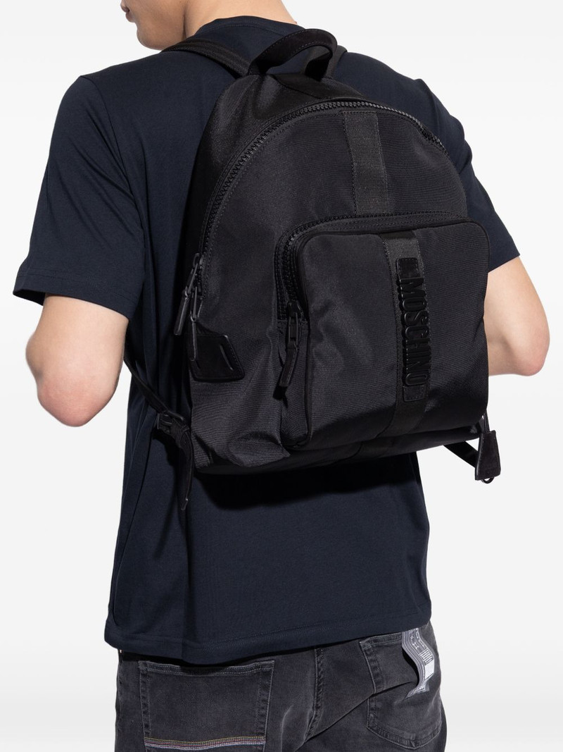 Moschino logo-detail backpack outlook