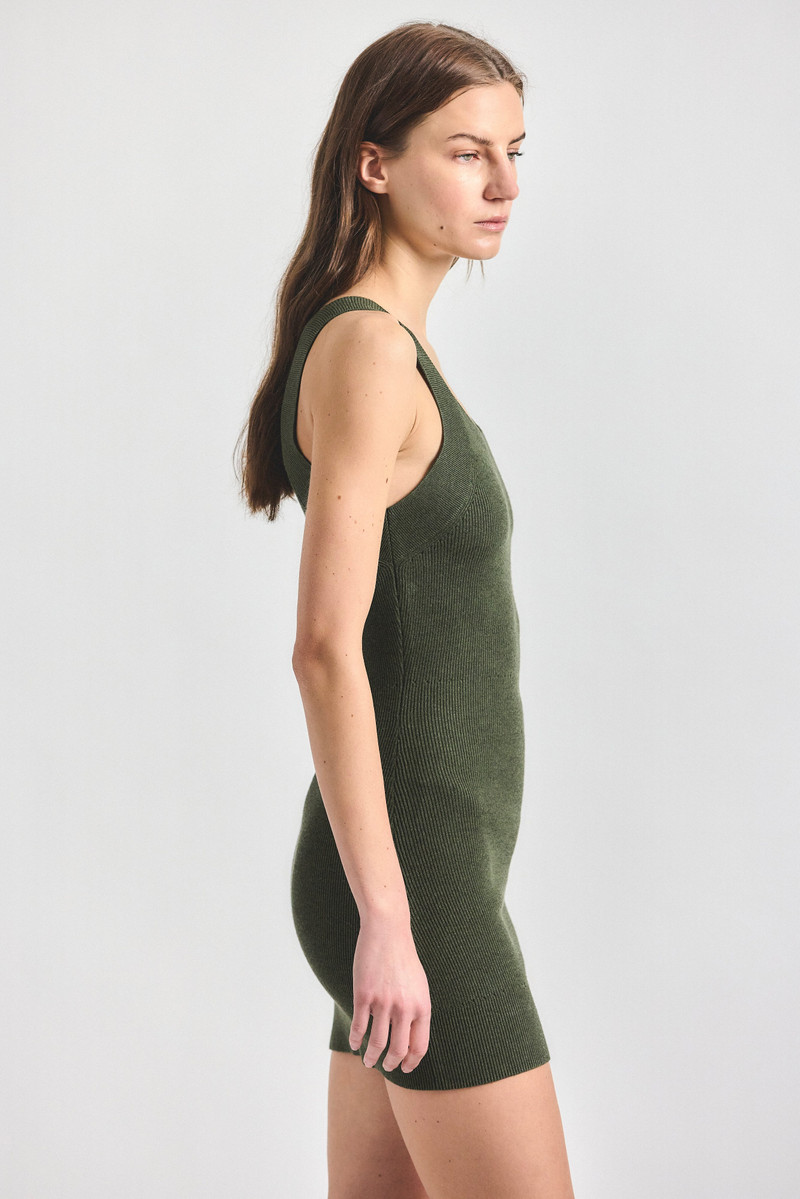 KAMILA COMPACT KNIT TANK DRESS 4