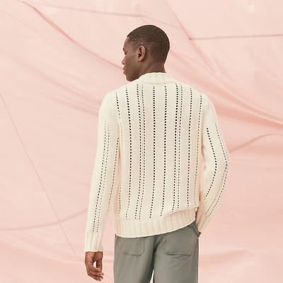 Hermès "Cotes d'ete" boatneck sweater outlook