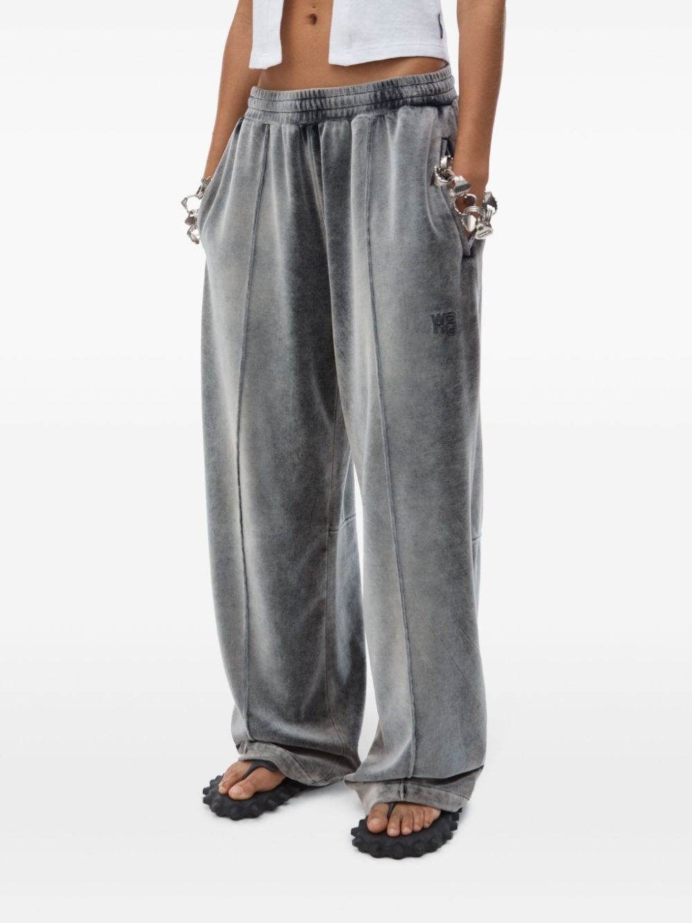 embossed-logo track pants - 4