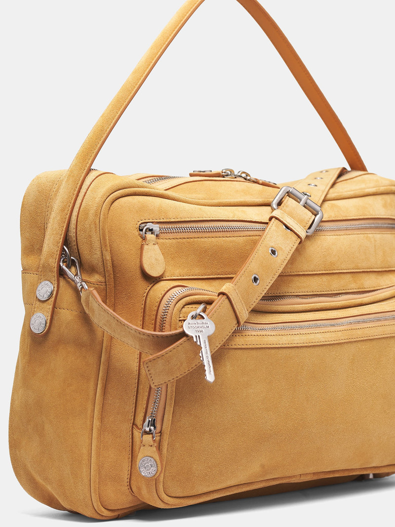 Acne Studios Beige Camero Camere Suede Bag outlook